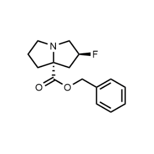 (2S,7aR)-Benzyl 2-fluorohexahydro-1H-pyrrolizine-7a-carboxylate|CS-0528546