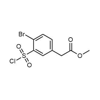 Methyl 2-(4-bromo-3-(chlorosulfonyl)phenyl)acetate|CS-0528606