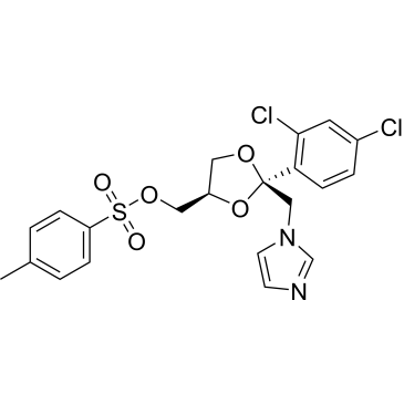 ((2R,4R)-2-((1H-Imidazol-1-yl)methyl)-2-(2,4-dichlorophenyl)-1,3-dioxolan-4-yl)methyl 4-methylbenzenesulfonate Ketoconazole Impurity|CS-0528652