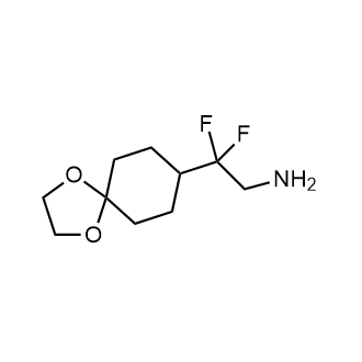 2,2-Difluoro-2-(1,4-dioxaspiro[4.5]decan-8-yl)ethan-1-amine|CS-0528663