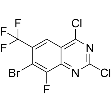 7-Bromo-2,4-dichloro-8-fluoro-6-(trifluoromethyl)quinazoline|CS-0529052