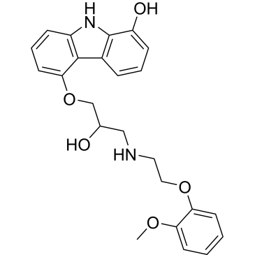 5-(2-Hydroxy-3-((2-(2-methoxyphenoxy)ethyl)amino)propoxy)-9H-carbazol-1-ol Carvedilol Impurity|CS-0529198