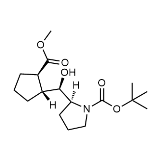 tert-Butyl (S)-2-((R)-hydroxy((1R,2R)-2-(methoxycarbonyl)cyclopentyl)methyl)pyrrolidine-1-carboxylate|CS-0529300
