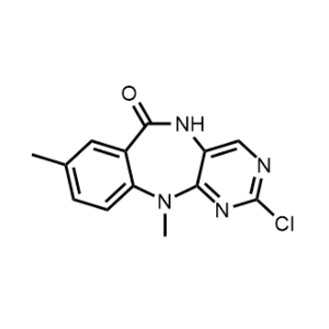 2-Chloro-8,11-dimethyl-5H-benzo[e]pyrimido[5,4-b][1,4]diazepin-6(11H)-one|CS-0529305