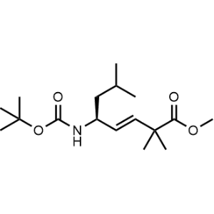 Methyl (S,E)-5-((tert-butoxycarbonyl)amino)-2,2,7-trimethyloct-3-enoate|CS-0529376