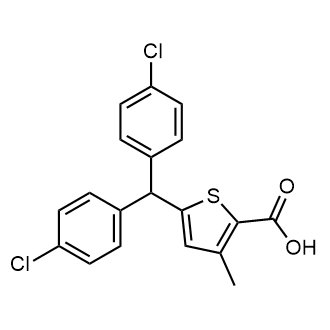 5-(Bis(4-chlorophenyl)methyl)-3-methylthiophene-2-carboxylic acid|CS-0529656