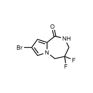 8-Bromo-4,4-difluoro-2,3,4,5-tetrahydro-1H-pyrrolo[1,2-a][1,4]diazepin-1-one|CS-0529741