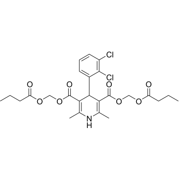Bis((butyryloxy)methyl) 4-(2,3-dichlorophenyl)-2,6-dimethyl-1,4-dihydropyridine-3,5-dicarboxylate (Clevidipine Impurity)|CS-0530176