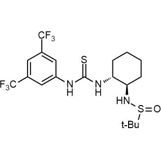 N-((1R,2R)-2-(3-(3,5-Bis(trifluoromethyl)phenyl)thioureido)cyclohexyl)-2-methylpropane-2-sulfinamide|CS-0530642