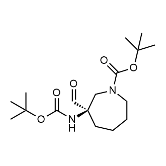tert-Butyl (R)-3-((tert-butoxycarbonyl)amino)-3-formylazepane-1-carboxylate|CS-0530703