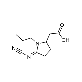 (Z)-2-(5-(Cyanoimino)-1-propylpyrrolidin-2-yl)acetic acid Pramipexole Impurtiy|CS-0530916