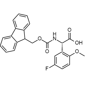 (S)-2-((((9H-Fluoren-9-yl)methoxy)carbonyl)amino)-2-(5-fluoro-2-methoxyphenyl)acetic acid|CS-0531321