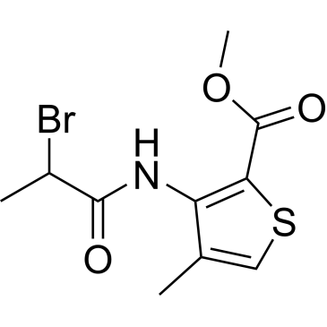 Methyl 3-(2-bromopropanamido)-4-methylthiophene-2-carboxylate Articaine  Impurity|CS-0531366