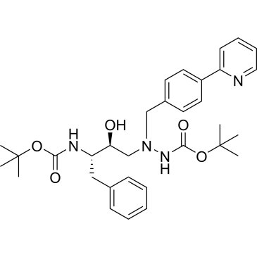 tert-Butyl 2-((2S,3S)-3-((tert-butoxycarbonyl)amino)-2-hydroxy-4-phenylbutyl)-2-(4-(pyridin-2-yl)benzyl)hydrazinecarboxylate Atazanavir Impurity|CS-0531421