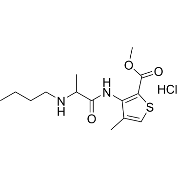 Methyl 3-(2-(butylamino)propanamido)-4-methylthiophene-2-carboxylate hydrochloride Articaine Impurity|CS-0531438