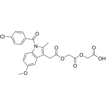 2-(2-(2-(1-(4-Chlorobenzoyl)-5-methoxy-2-methyl-1H-indol-3-yl)acetoxy)acetoxy)acetic acid Acemetacin Impurity|CS-0531446