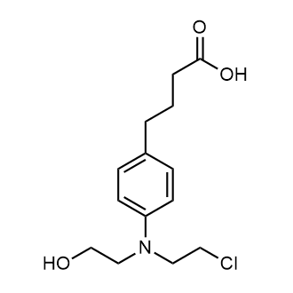 4-(4-((2-Chloroethyl)(2-hydroxyethyl)amino)phenyl)butanoic acid Chlorambucil Impurity|CS-0531533