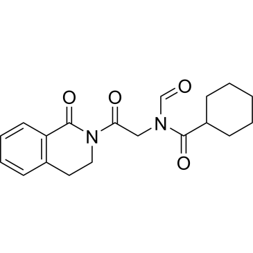 N-Formyl-N-(2-oxo-2-(1-oxo-3,4-dihydroisoquinolin-2(1H)-yl)ethyl)cyclohexanecarboxamide Praziquantel Impurity|CS-0531545