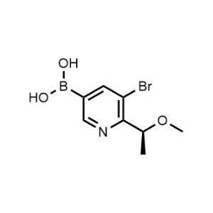 (S)-(5-Bromo-6-(1-methoxyethyl)pyridin-3-yl)boronic acid|CS-0531579