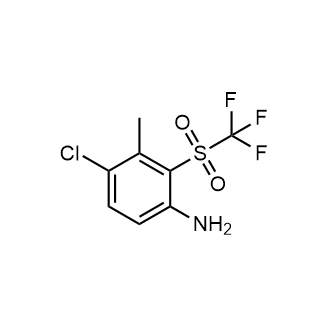 4-Chloro-3-methyl-2-((trifluoromethyl)sulfonyl)aniline|CS-0531621
