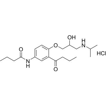 N-(3-Butyryl-4-(2-hydroxy-3-(isopropylamino)propoxy)phenyl)butyramide hydrochloride Acebutolol Impurity|CS-0531655