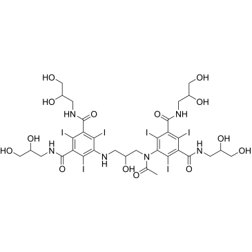 5-((3-(N-(3,5-Bis((2,3-dihydroxypropyl)carbamoyl)-2,4,6-triiodophenyl)acetamido)-2-hydroxypropyl)amino)-N1,N3-bis(2,3-dihydroxypropyl)-2,4,6-triiodoisophthalamide Iodixanol Impurity|CS-0531691