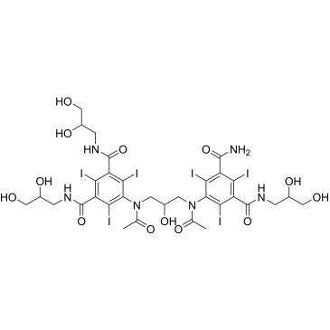 5-(N-(3-(N-(3-Carbamoyl-5-((2,3-dihydroxypropyl)carbamoyl)-2,4,6-triiodophenyl)acetamido)-2-hydroxypropyl)acetamido)-N1,N3-bis(2,3-dihydroxypropyl)-2,4,6-triiodoisophthalamide Iodixanol Impurity|CS-0531692