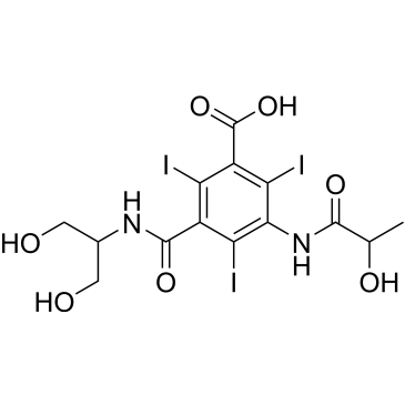 3-((1,3-Dihydroxypropan-2-yl)carbamoyl)-5-(2-hydroxypropanamido)-2,4,6-triiodobenzoic acid Iopamidol Impurity|CS-0531695
