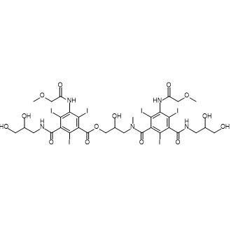 3-(3-((2,3-Dihydroxypropyl)carbamoyl)-2,4,6-triiodo-5-(2-methoxyacetamido)-N-methylbenzamido)-2-hydroxypropyl 3-((2,3-dihydroxypropyl)carbamoyl)-2,4,6-triiodo-5-(2-methoxyacetamido)benzoate Iopromide Impurity|CS-0531717