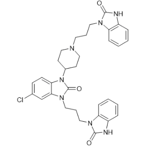 5-Chloro-3-(3-(2-oxo-2,3-dihydro-1H-benzo[d]imidazol-1-yl)propyl)-1-(1-(3-(2-oxo-2,3-dihydro-1H-benzo[d]imidazol-1-yl)propyl)piperidin-4-yl)-1H-benzo[d]imidazol-2(3H)-one Domperidone Impurity|CS-0531746