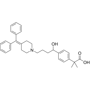 2-(4-(4-(4-(Diphenylmethylene)piperidin-1-yl)-1-hydroxybutyl)phenyl)-2-methylpropanoic acid (Fexofenadine Impurity)|CS-0531812