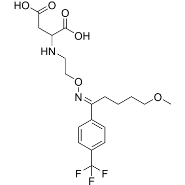 (E)-2-((2-(((5-Methoxy-1-(4-(trifluoromethyl)phenyl)pentylidene)amino)oxy)ethyl)amino)succinic acid Fluvoxamine Impurity|CS-0531813