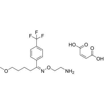 (Z)-5-Methoxy-1-(4-(trifluoromethyl)phenyl)pentan-1-one O-(2-aminoethyl) oxime maleate Fluvoxamine Impurity|CS-0531819