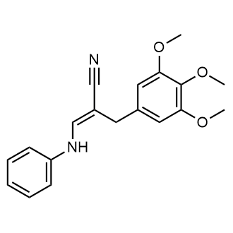 (E)-3-(Phenylamino)-2-(3,4,5-trimethoxybenzyl)acrylonitrile Trimethoprim Impurity|CS-0531868