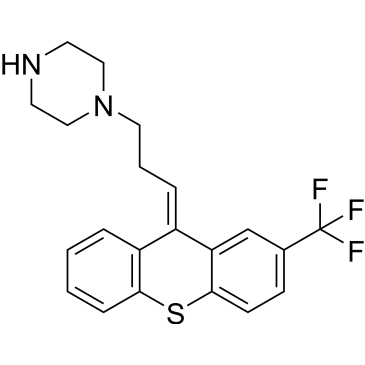 1-(3-(2-(Trifluoromethyl)-9H-thioxanthen-9-ylidene)propyl)piperazine Flupentixol Impurity|CS-0531907