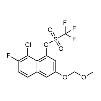 8-Chloro-7-fluoro-3-(methoxymethoxy)naphthalen-1-yl trifluoromethanesulfonate|CS-0532179