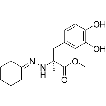 (S)-Methyl 2-(2-cyclohexylidenehydrazinyl)-3-(3,4-dihydroxyphenyl)-2-methylpropanoate Carbidopa Impurity|CS-0532299