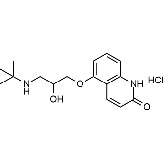 5-(3-(tert-Butylamino)-2-hydroxypropoxy)quinolin-2(1H)-one hydrochloride Carteolol Impurity|CS-0532383
