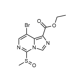 Ethyl 8-bromo-5-(methylsulfinyl)imidazo[1,5-c]pyrimidine-1-carboxylate|CS-0532537