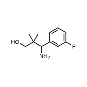 3-Amino-3-(3-fluorophenyl)-2,2-dimethylpropan-1-ol|CS-0532592