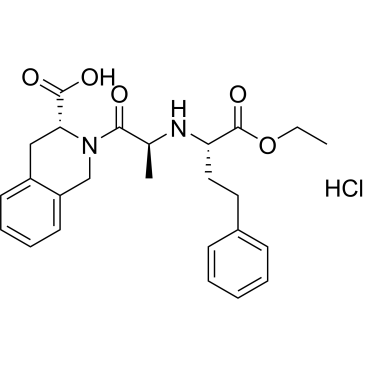 (R)-2-((S)-2-(((S)-1-Ethoxy-1-oxo-4-phenylbutan-2-yl)amino)propanoyl)-1,2,3,4-tetrahydroisoquinoline-3-carboxylic acid hydrochloride Quinapril Impurity|CS-0532602
