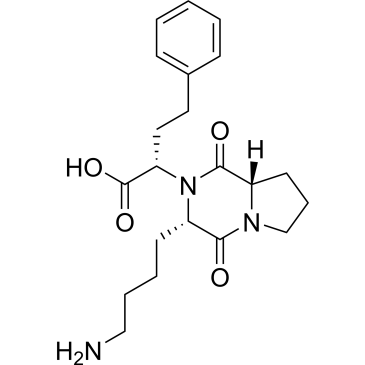 (S)-2-((3S,8aS)-3-(4-Aminobutyl)-1,4-dioxohexahydropyrrolo[1,2-a]pyrazin-2(1H)-yl)-4-phenylbutanoic acid Lisinopril Impurity|CS-0532665