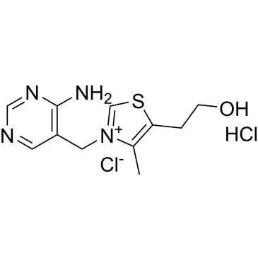 3-((4-Aminopyrimidin-5-yl)methyl)-5-(2-hydroxyethyl)-4-methylthiazol-3-ium chloride hydrochloride Thiamine Impurity|CS-0532714