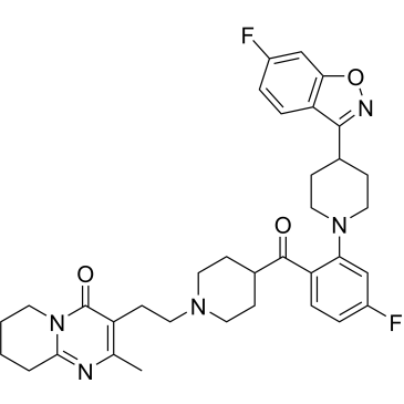 3-(2-(4-(4-Fluoro-2-(4-(6-fluorobenzo[d]isoxazol-3-yl)piperidin-1-yl)benzoyl)piperidin-1-yl)ethyl)-2-methyl-6,7,8,9-tetrahydro-4H-pyrido[1,2-a]pyrimidin-4-one Risperidone Impurity|CS-0532741