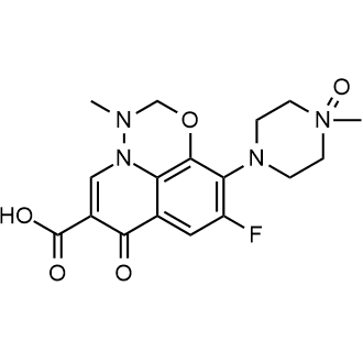 4-(6-Carboxy-9-fluoro-3-methyl-7-oxo-3,7-dihydro-2H-[1,3,4]oxadiazino[6,5,4-ij]quinolin-10-yl)-1-methylpiperazine 1-oxide Marbofloxacin Impurity|CS-0532765