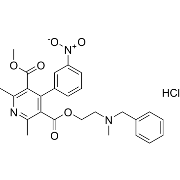 3-(2-(Benzyl(methyl)amino)ethyl) 5-methyl 2,6-dimethyl-4-(3-nitrophenyl)pyridine-3,5-dicarboxylate hydrochloride Nicardipine Impurity|CS-0532795