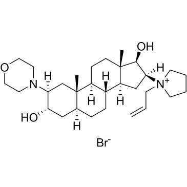 1-Allyl-1-((2S,3S,5S,8R,9S,10S,13S,14S,16S,17R)-3,17-dihydroxy-10,13-dimethyl-2-morpholinohexadecahydro-1H-cyclopenta[a]phenanthren-16-yl)pyrrolidin-1-ium bromide Rocuronium Bromide Impurity|CS-0532815