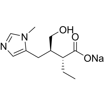 (2R,3R)-2-Ethyl-4-hydroxy-3-((1-methyl-1H-imidazol-5-yl)methyl)butanoic acid, sodium salt Pilocarpine Impurity|CS-0532845