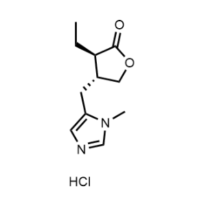 (3R,4R)-3-Ethyl-4-((1-methyl-1H-imidazol-5-yl)methyl)dihydrofuran-2(3H)-one hydrochloride Pilocarpine Impurity|CS-0532858