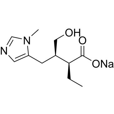 Sodium (2S,3R)-2-ethyl-4-hydroxy-3-((1-methyl-1H-imidazol-5-yl)methyl)butanoate Pilocarpine Impurity|CS-0532864